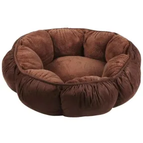 Aspen Puffy Round Pet Bed Assorted 16X16X6