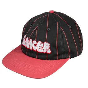 Baker - Bubble Pin Snapback Hat (Black/Red) *SALE