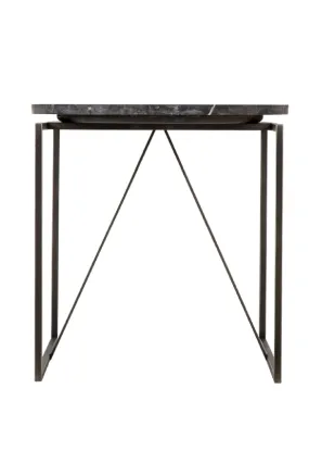 Black Marble Side Table | Andrew Martin Georgina