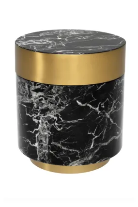 Black Marble Side Table | Eichholtz Caron