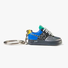 Breloc Louis Vuitton  x Air Force 1 Low  Black Silver