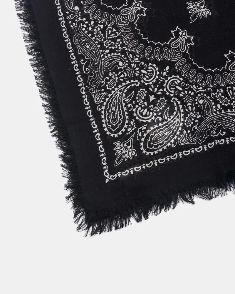 Carre Bandana Scarf in Black