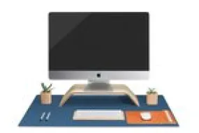 Desk Pad (Matte / Navy Blue / Large)