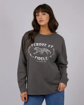 Faithful Long Sleeve Charcoal