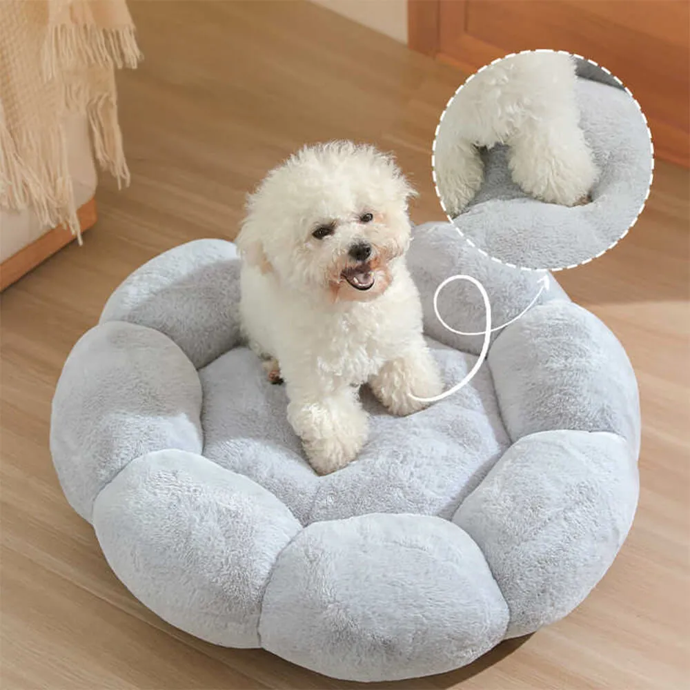 Flower Warmth Full Support Washable Decoration Dog & Cat Bed