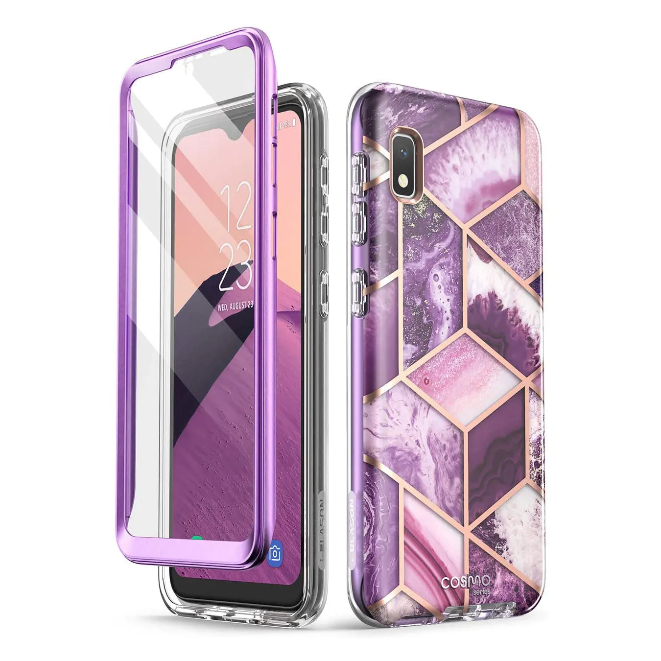 Galaxy A10e Cosmo Case - Marble Purple