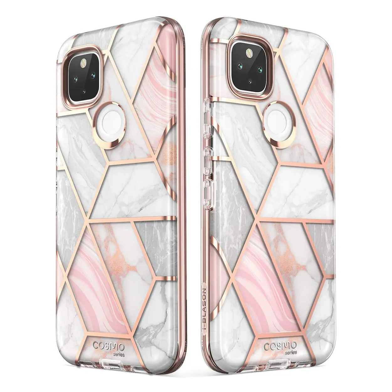 Google Pixel 5 Cosmo Case - Marble Pink