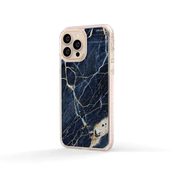 iPhone Case - Dark Blue Marble