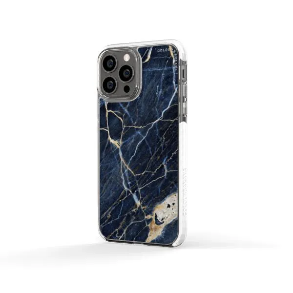 iPhone Case - Dark Blue Marble