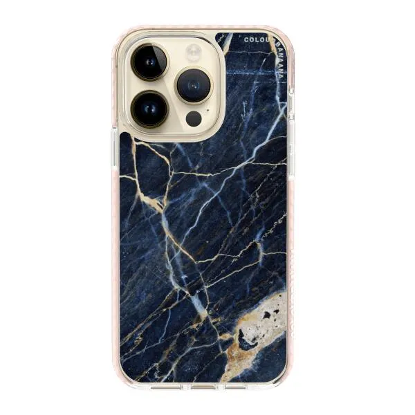 iPhone Case - Dark Blue Marble