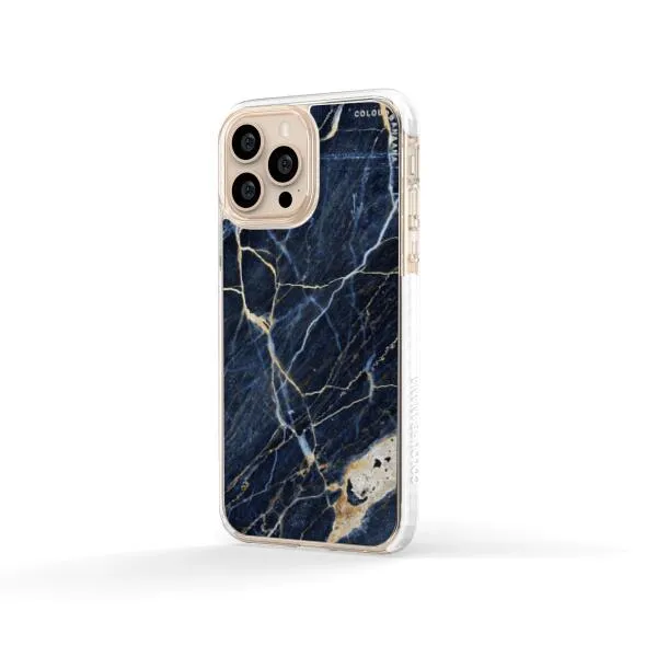 iPhone Case - Dark Blue Marble