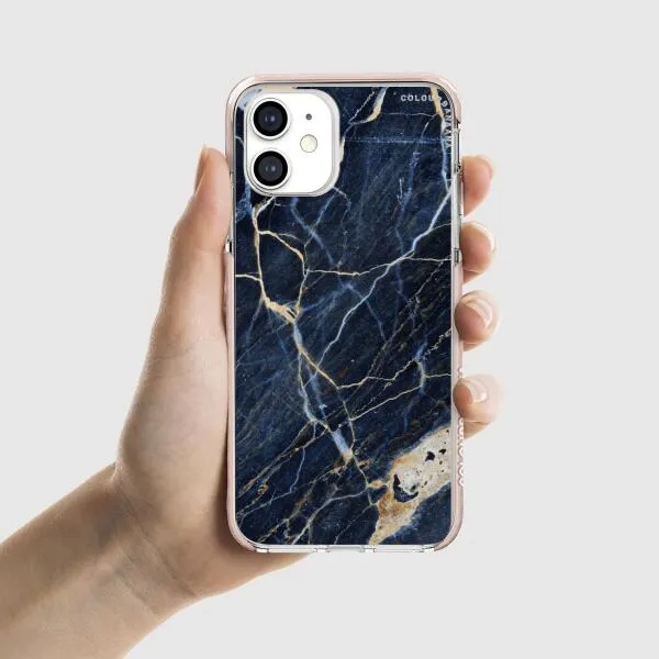 iPhone Case - Dark Blue Marble