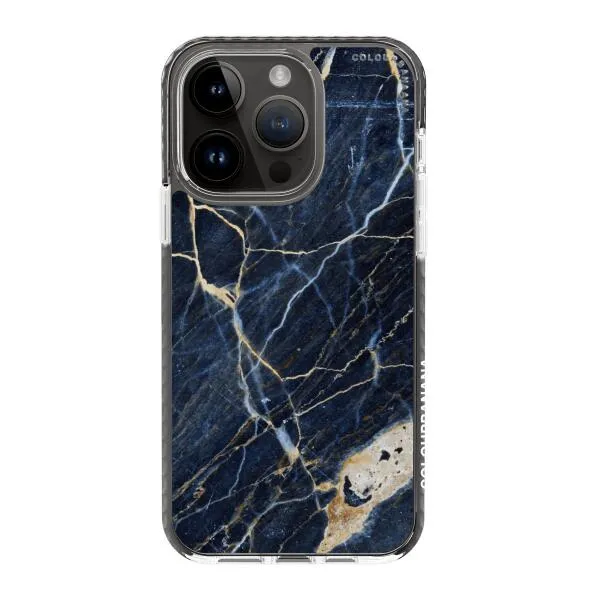 iPhone Case - Dark Blue Marble