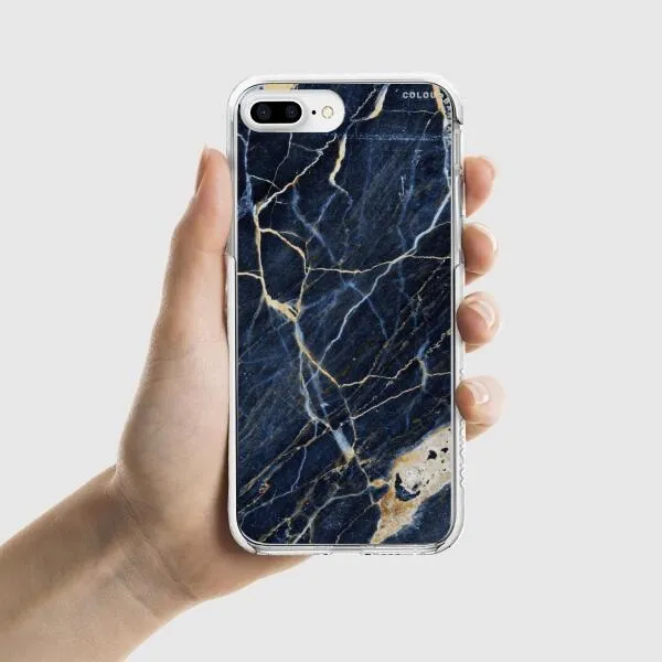 iPhone Case - Dark Blue Marble