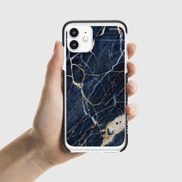 iPhone Case - Dark Blue Marble