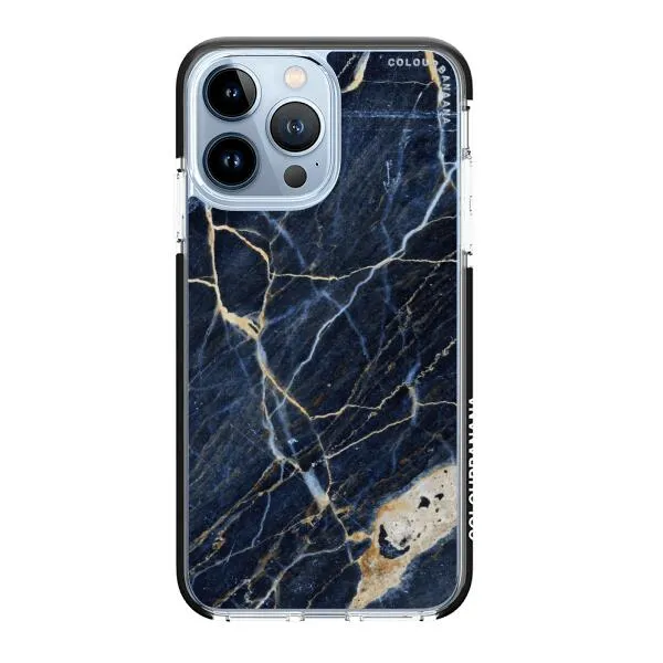 iPhone Case - Dark Blue Marble