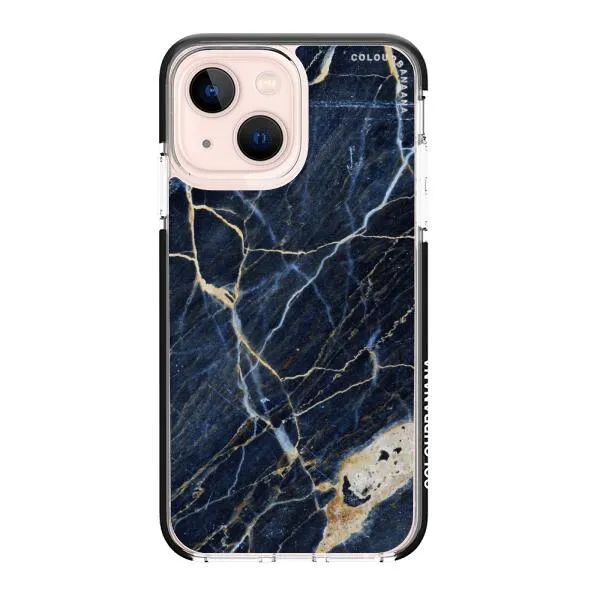 iPhone Case - Dark Blue Marble