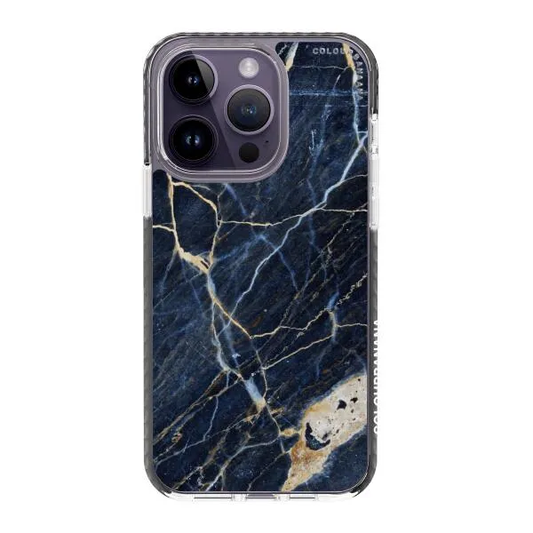 iPhone Case - Dark Blue Marble