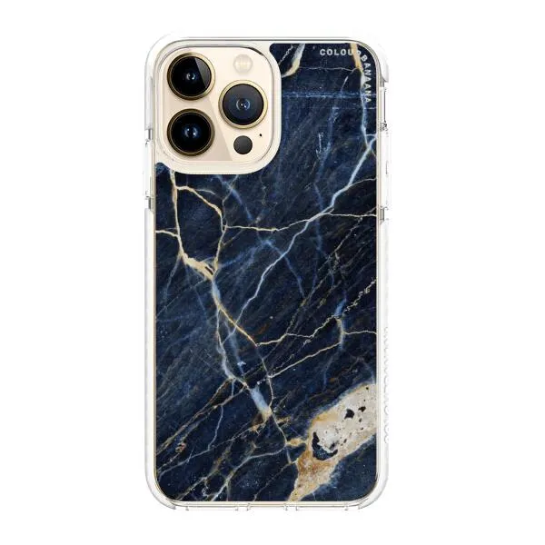 iPhone Case - Dark Blue Marble