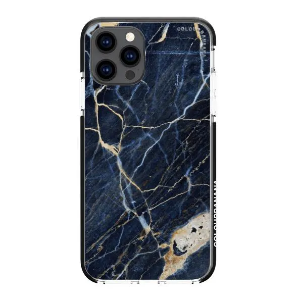 iPhone Case - Dark Blue Marble