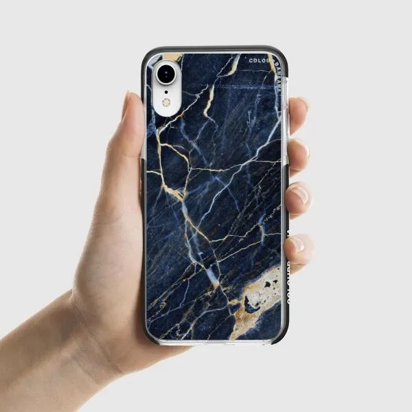 iPhone Case - Dark Blue Marble