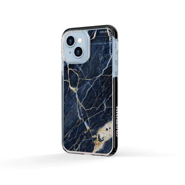 iPhone Case - Dark Blue Marble