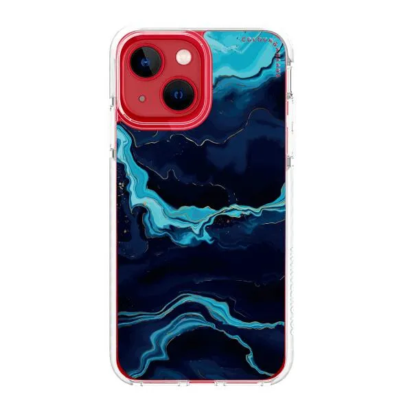 iPhone Case - Navy Blue Marble