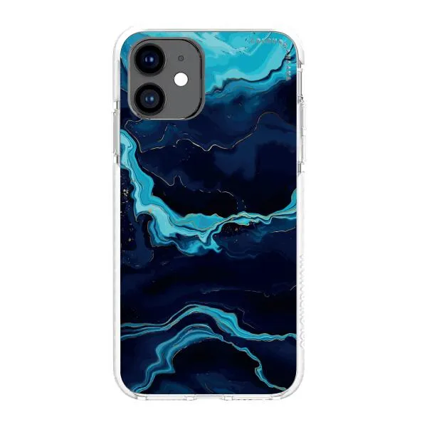 iPhone Case - Navy Blue Marble