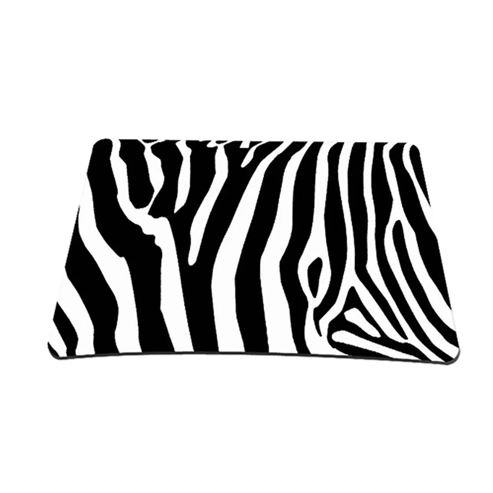 Notebook / Netbook Sleeve Carrying Case w/ Handle & Adjustable Shoulder Strap & Matching Skin & Mouse Pad – Zebra Print