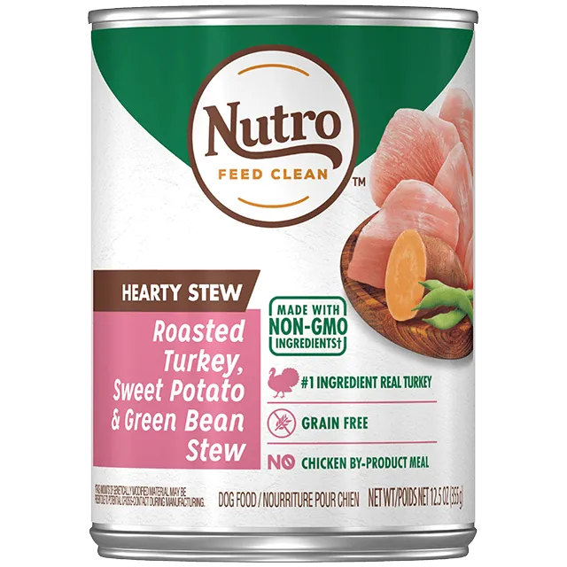 Nutro Hearty Stew Chunky Chicken & Turkey Stew Adult Canned Dog Food