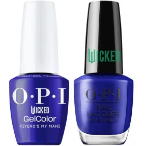 OPI GelColor Intelli-Gel   Matching Lacquer Fiyero's My Mani HPR06