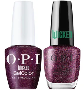 OPI GelColor Intelli-Gel   Matching Lacquer Let's Rejoicify HPR03