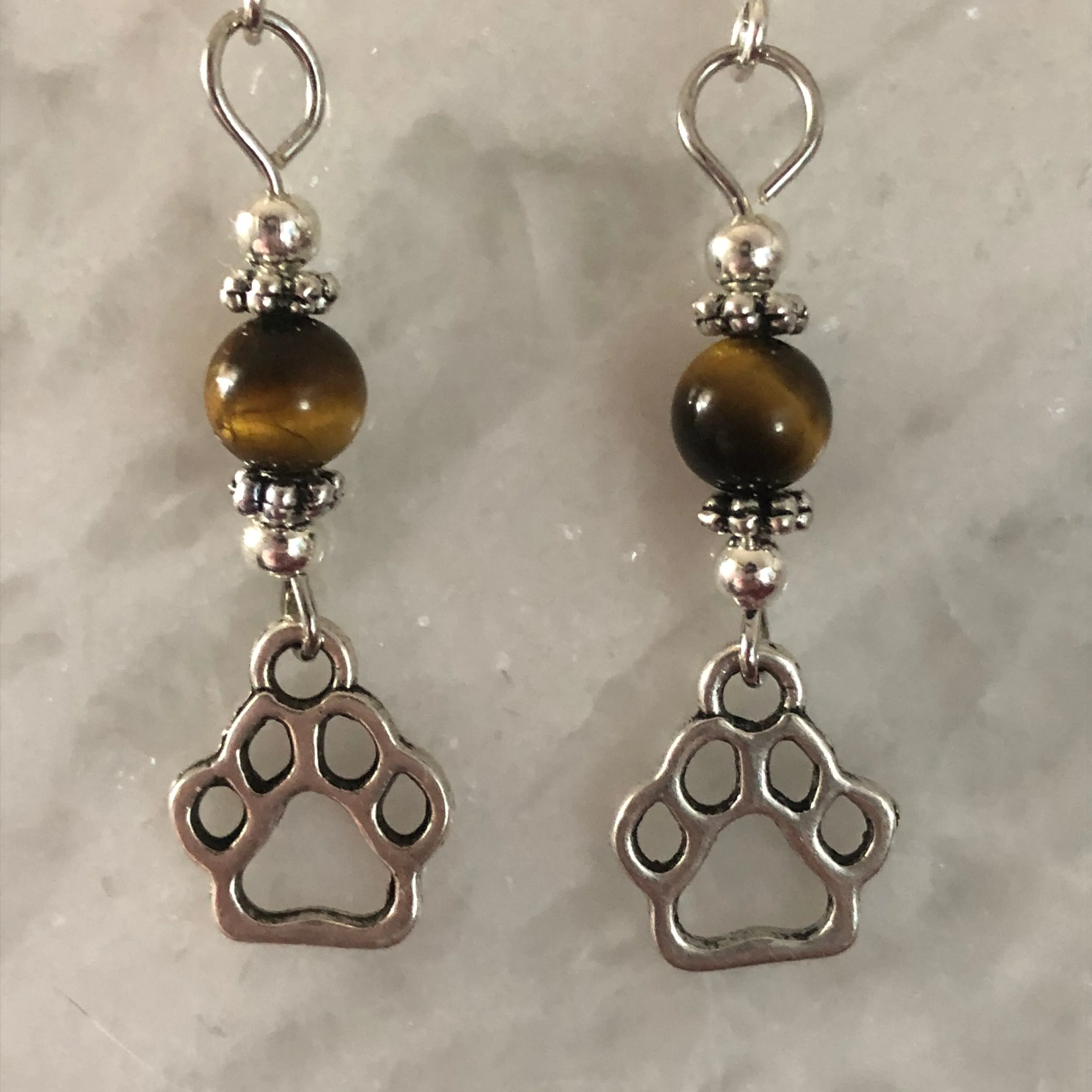 Paw Print Earrings small