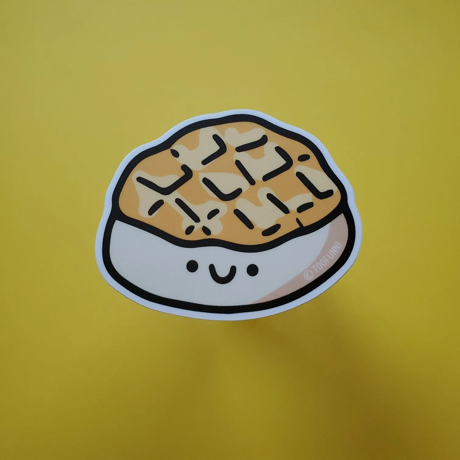 Pineapple Bun - Vinyl Sticker