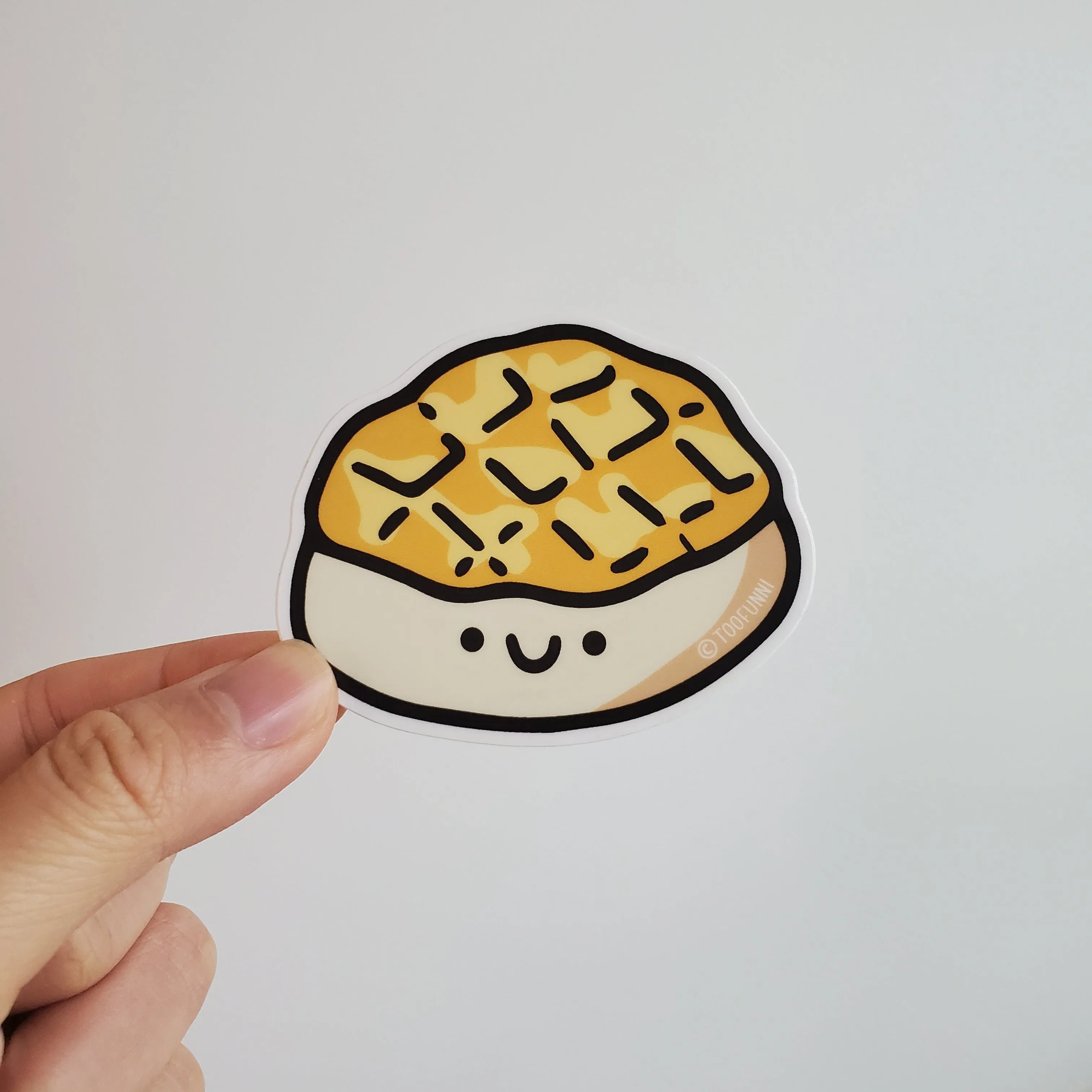 Pineapple Bun - Vinyl Sticker