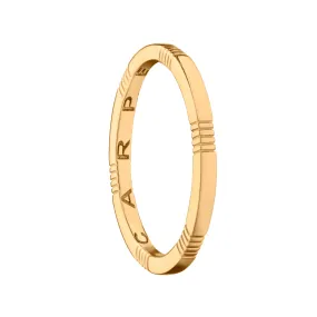 "Carpe Diem" Striped Poesy Stackable Ring