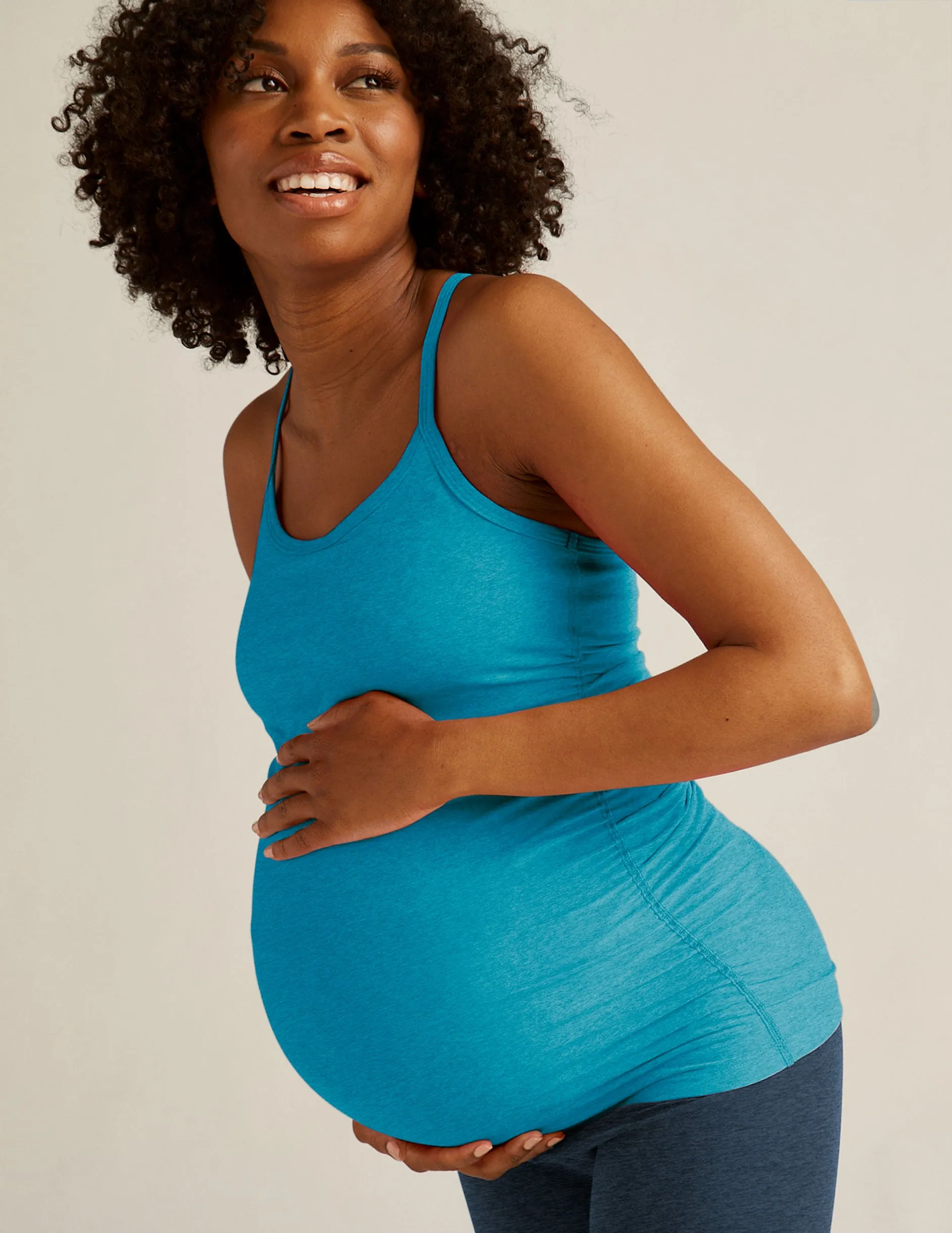 Spacedye Keep Your Cool Maternity Slim Racerback Tank