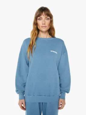 SPRWMN Tiny Logo Sweatshirt - Chambray Blue