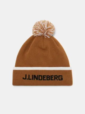 Stripe Beanie / Tiger Brown