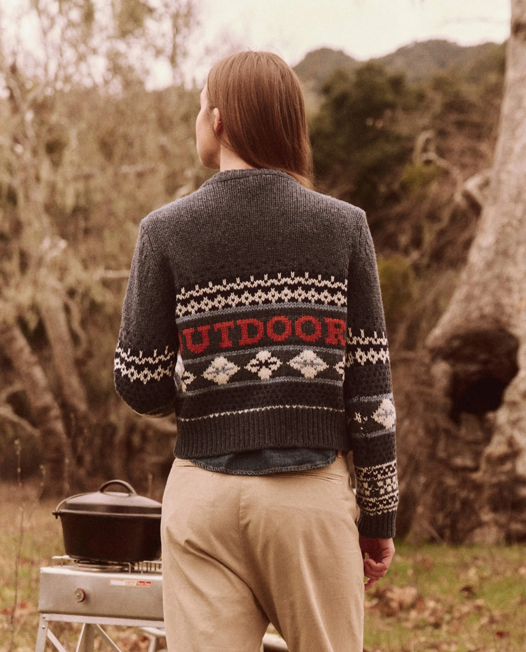 The Classic Crew Sweater. -- Deep Sky Fair Isle