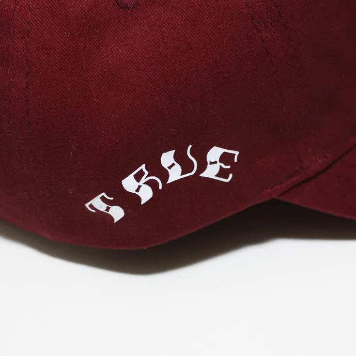 True Rose Dad Hat Burgundy